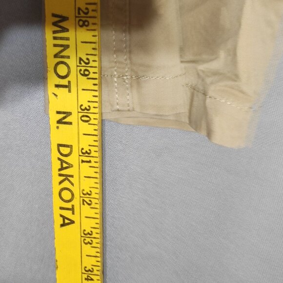 Vans Chino Loose pants men's size M cream colour Relaxed fit Range Elastic - Picture 10 of 11